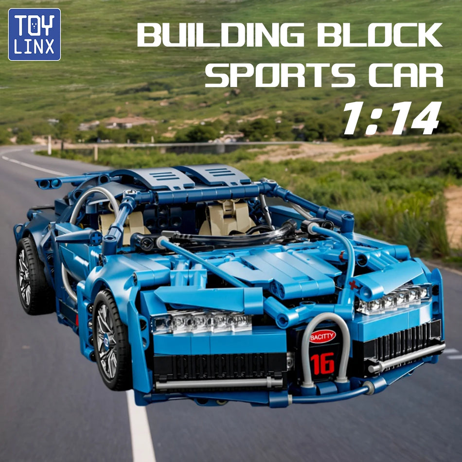 Toylinx 1 14 Schaal Supercar Bouwblok Kit 1144 Stukken
