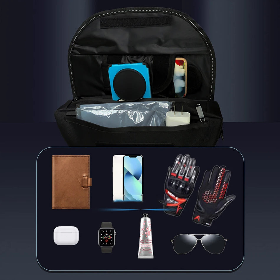 Universal Motorcycle Handlebar Bag &ndash; Waterproof Touchscreen Storage