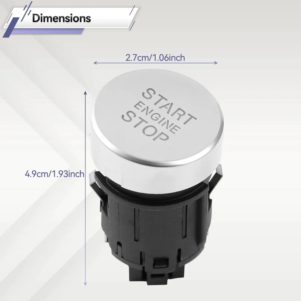 4G1905217A For Audi A6 C7 S6 A7 RS7 2013 2014 2015 2016 2017 2018 Keyless Start Stop Ignition Switch Engine Push Button Starter by InterCyprus Trading Ltd