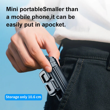 Mini Pocket Selfie Stick &ndash; 360 Degree Rotation With Detachable Bluetooth
