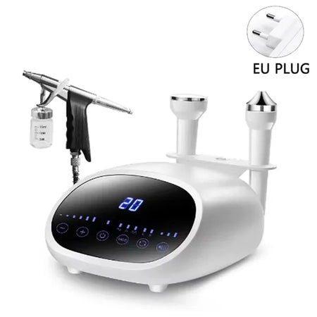 Three-In-One Ultrasonic Facial Massager &ndash; Deep Cleansing With Spary Gun-EU
