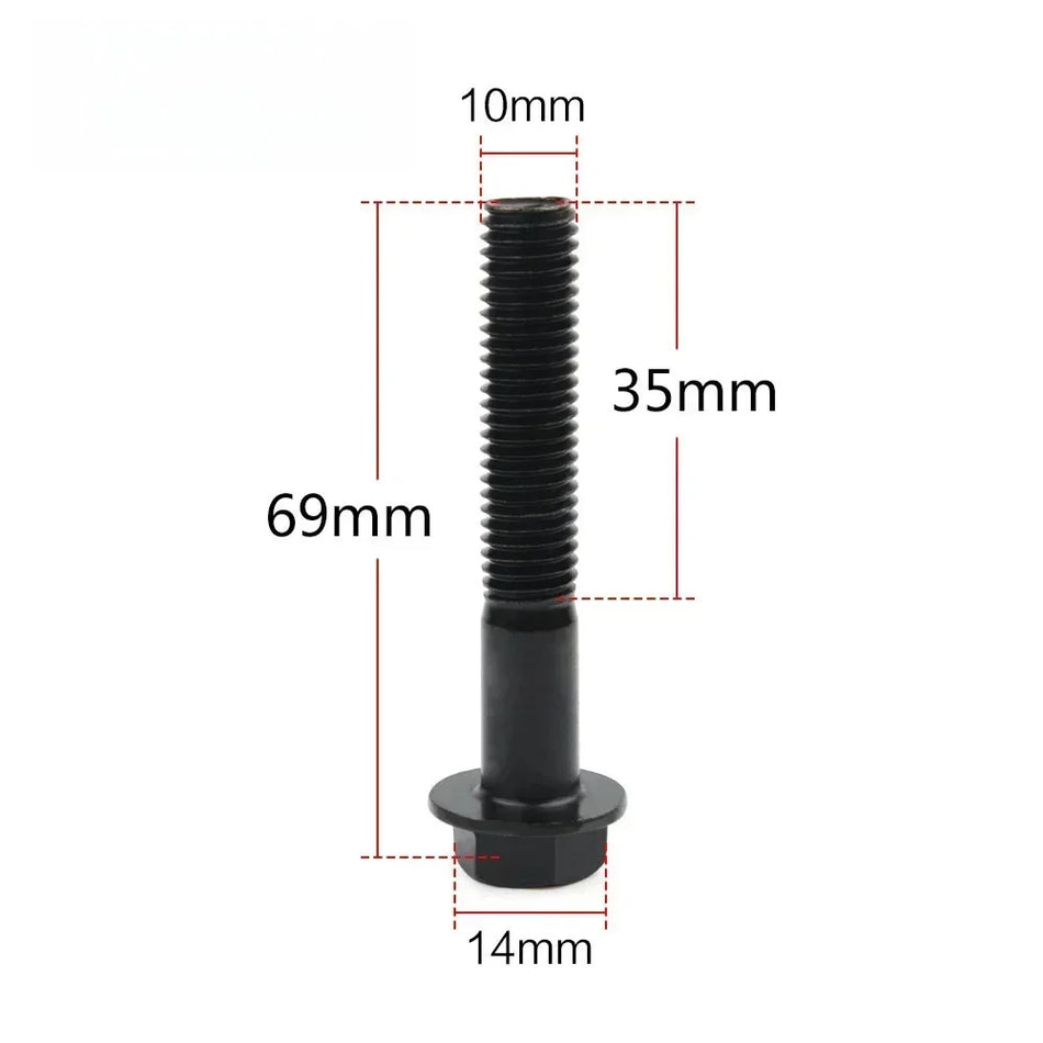 Kit de boulons de collecteur d'échappement 16 pièces tête hexagonale noire pour Ford F250 F350 7.3L
