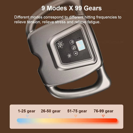 Fascia Gun 16-Head Muscle Massage Gun - Deep Percussion