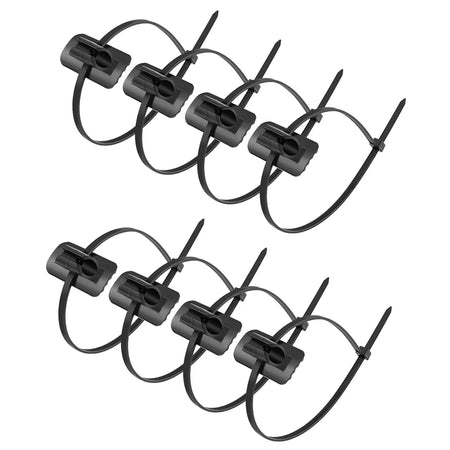 MUQZI 4pcs MTB Bike Brake Shifter Cable Housing Guide Clips &ndash; Durable Cable Management Black 8pcs