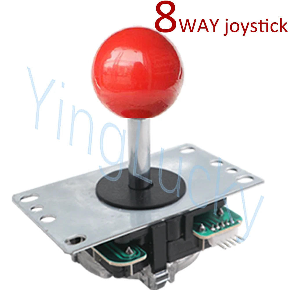 Arcade Joysticks 8-Way 5Pin &ndash; Sanwa Style Precision for Game Consoles 5p-8way-red