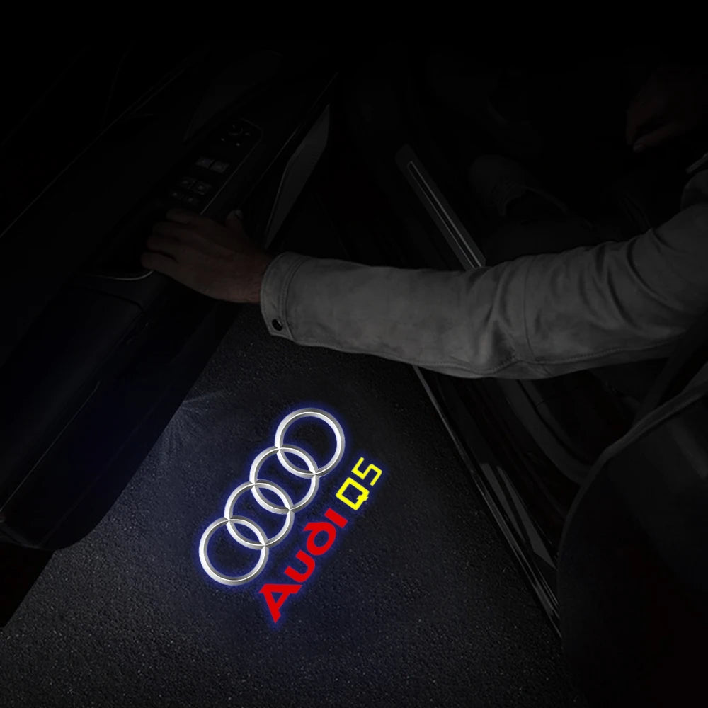 Car Door Logo Led Welcome Light For Audi - Ultra Bright AUDI Q5 / 2pcs