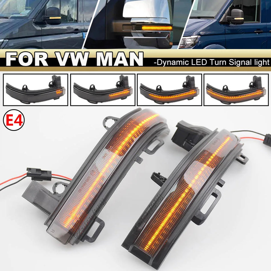 2 Stück dynamische LED-Blinklichter für VW Crafter und MAN TGE RHD