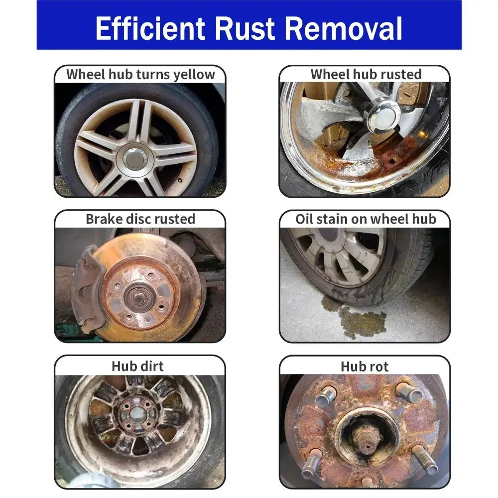 Car rust remover, quick car wheel care, cleaning, metal iron powder, stain removal by InterCyprus Trading Ltd