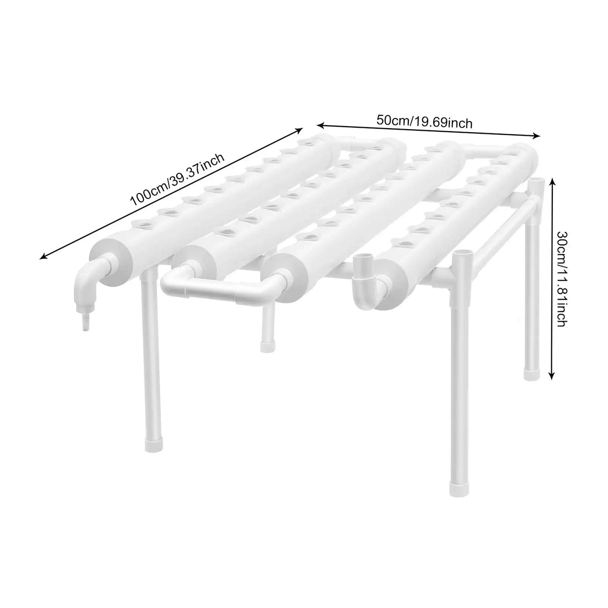 Hydroponic Grow Kit 36/54 Plant Sites &ndash; Space Saving Design 36 HOLE / GERMANY