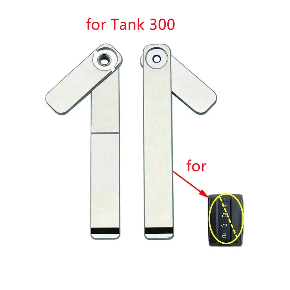 10pcs/lot Emergency Insert Smart Small Mechanical Key for Great Wall Tank 300 500 Smart Card Key by InterCyprus Trading Ltd