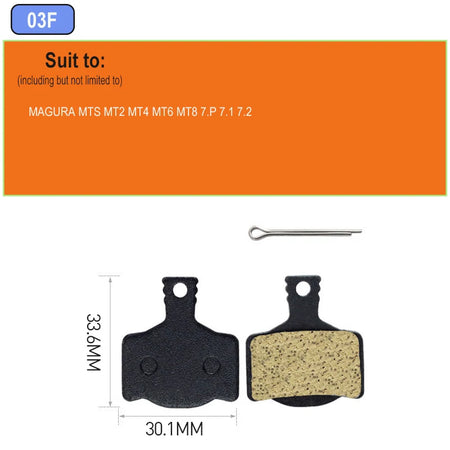 8Pairs Shimano M9000 Resin Disc Brake Pads &ndash; Durable Stop 8pairs 03F