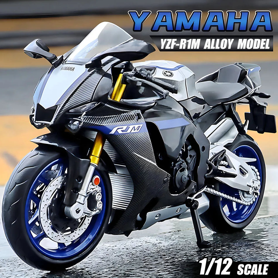 1/12 Maßstab Motorradmodell Spielzeug Legierung Druckguss für Yamaha YZF-R1M