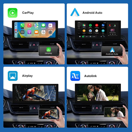12.3'' TouchScreen Wireless CarPlay Car Multimedia Display For Audi Q5 2018-2019 MIB System with Android Auto Airplay Function by InterCyprus Trading Ltd