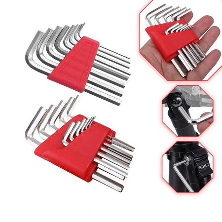 5/8/11 Pcs Metric Allen Wrench Set - Short Arm Vehicle Repair Tool