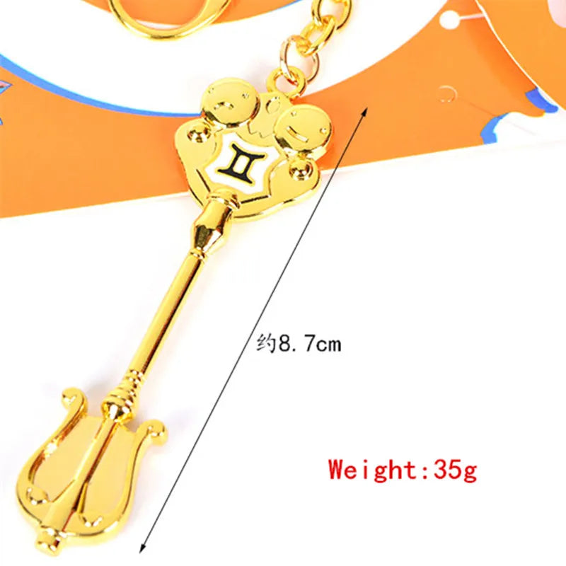 Anime Keychain - Lucy Zodiac Star Spirit Magician Cosplay Accessory 01 / CHINA