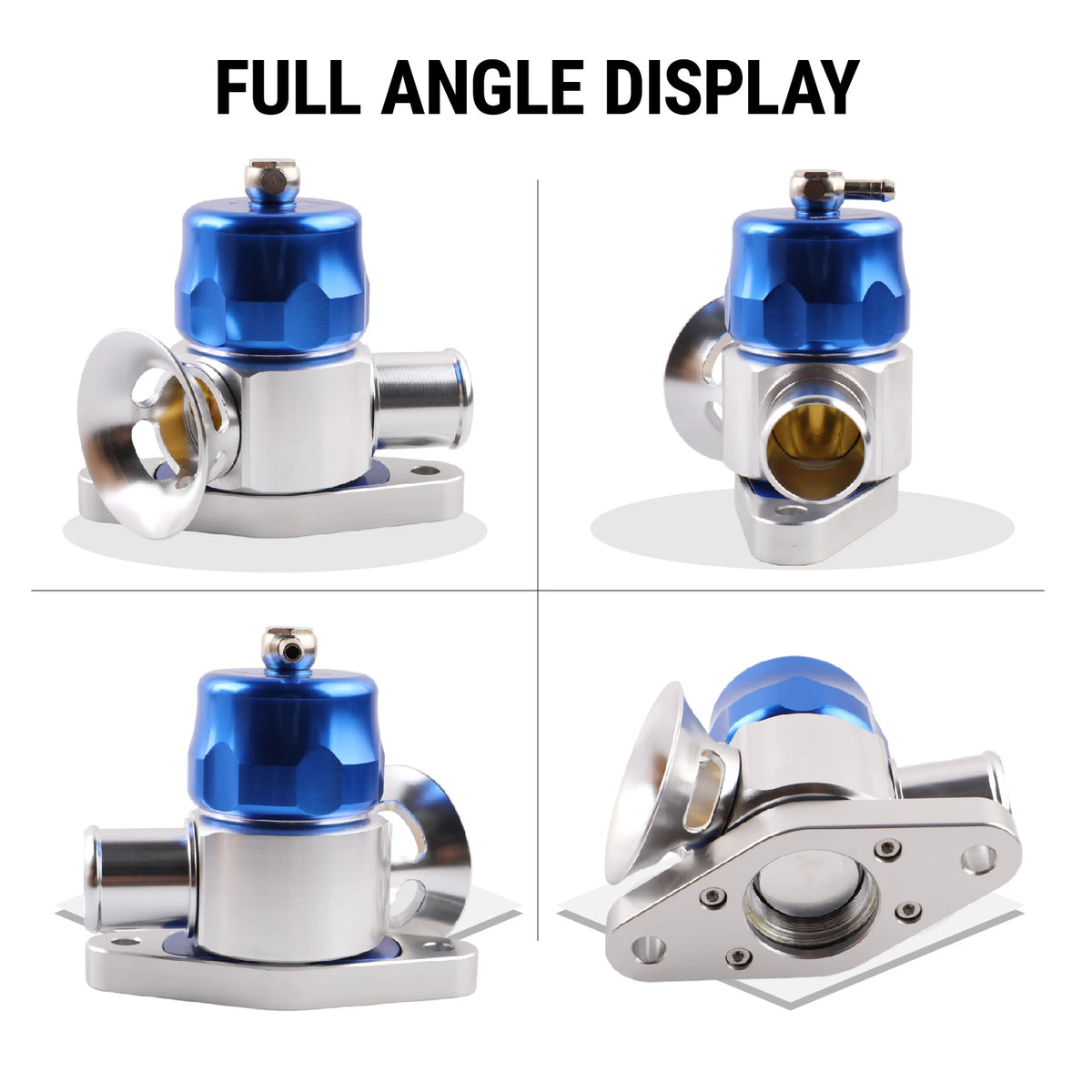 Blow Off Valve Dual Port Aluminum for Mazda Mazdaspeed 3 6 Subaru WRX by InterCyprus Trading Ltd