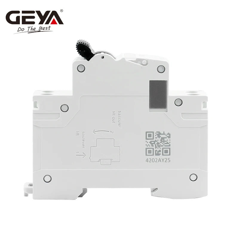 GEYA GYM9N Mini Circuit Breaker 1P+N, 6A-40A, C/B Curve, 6KA