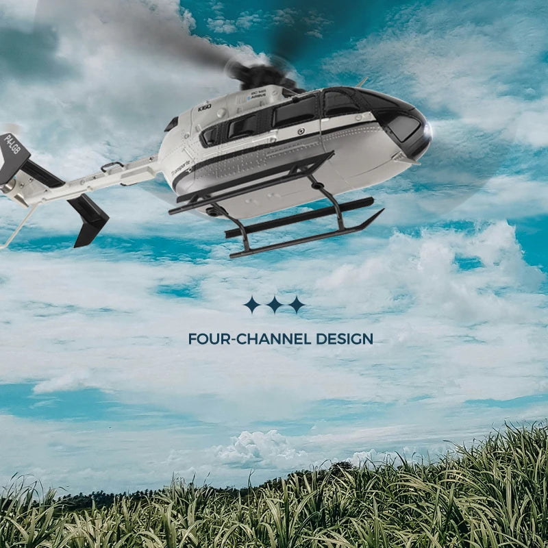 WLtoys K160 RC Helicopter EC-145 3D6G &ndash; Brushless Power