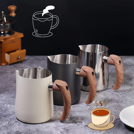WUWANLI Coffee Milk Frothing Pitcher &ndash; High Precision Measuring Scale