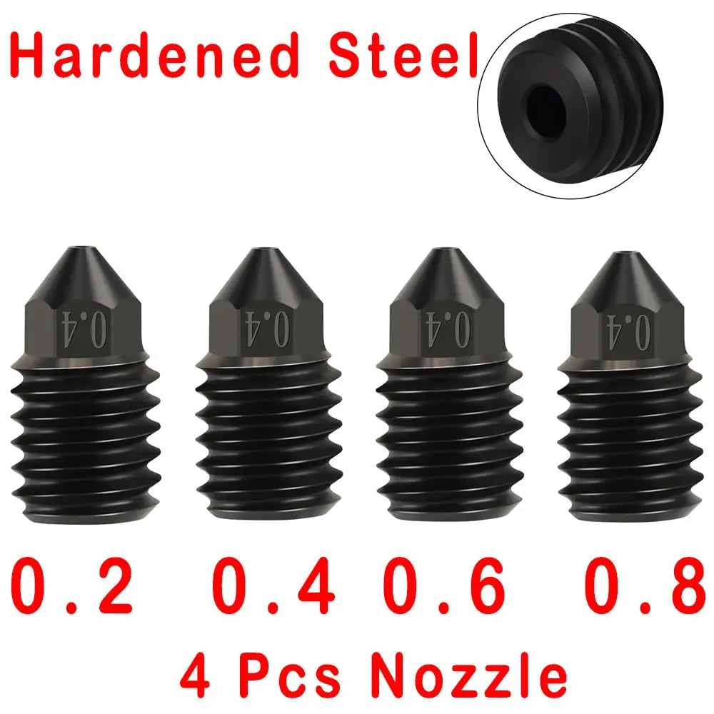 Bambu Lab Hotend Upgrade Print Head 1.75mm Full Metal 4 Pcs Hardened Steel / CHINA