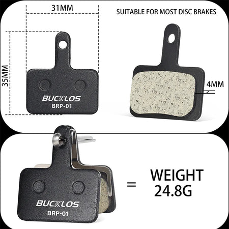 BUCKLOS BRP-01 Resin Disc Pad &ndash; Wear Resistant Disc Pad