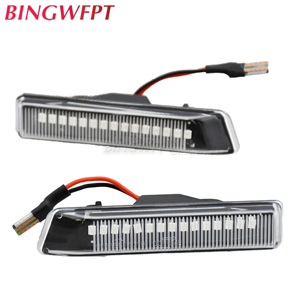Luz de señal de giro LED Fender, marcador lateral secuencial para BMW X5 E53 2000-2005