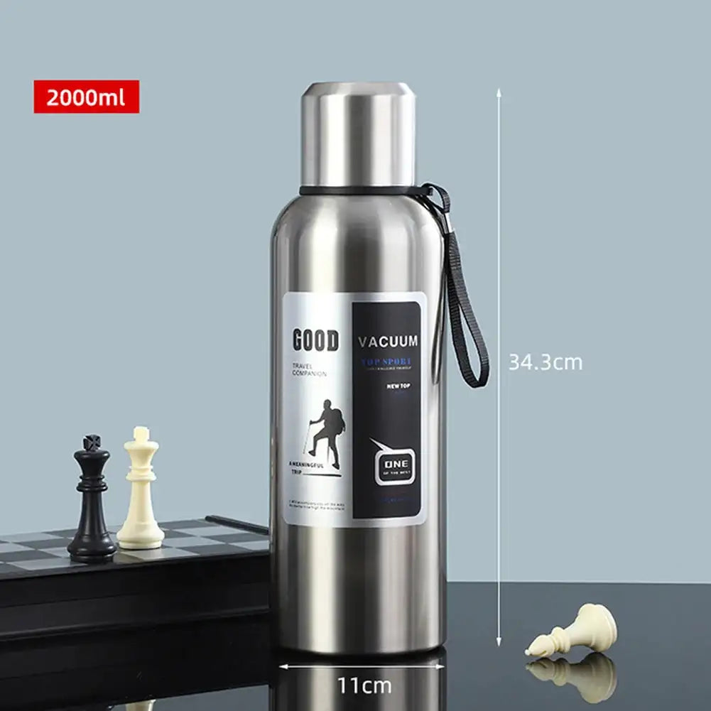 Stainless Steel Thermal Water Bottle With Handle Insulated