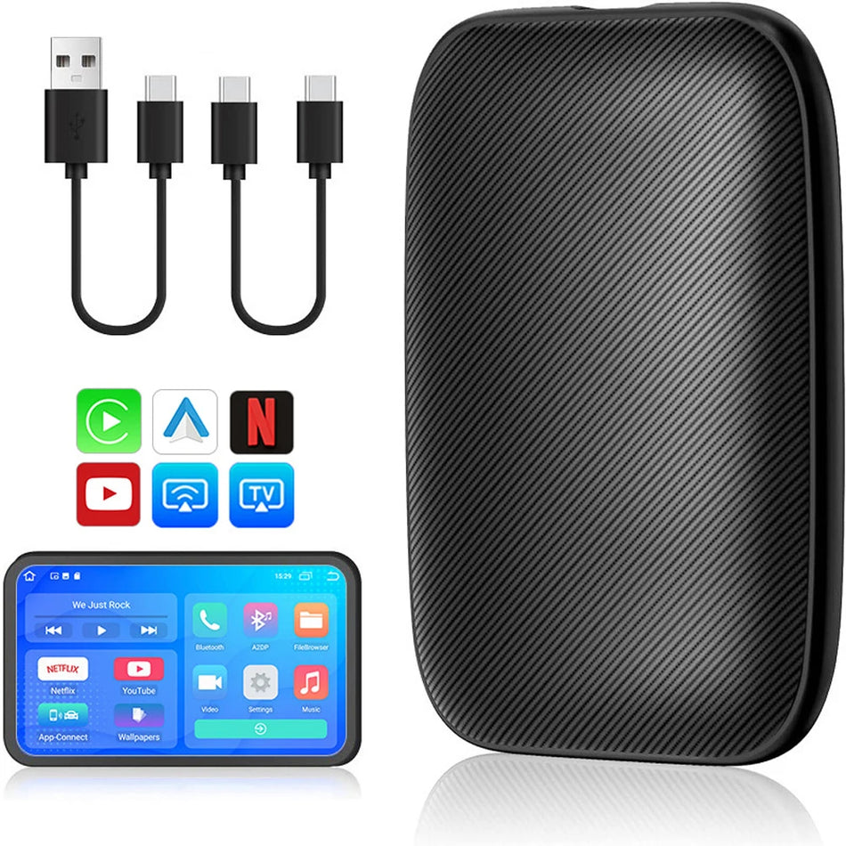 Trådlös Spelbox För Android Auto Bluetooth 5 WiFi
