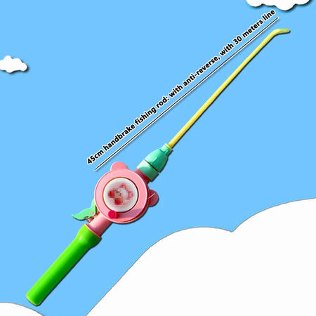35-60cm Telescopic Fishing Rod with Free Lure Reel - Perfect Kids Gift 45CM A4