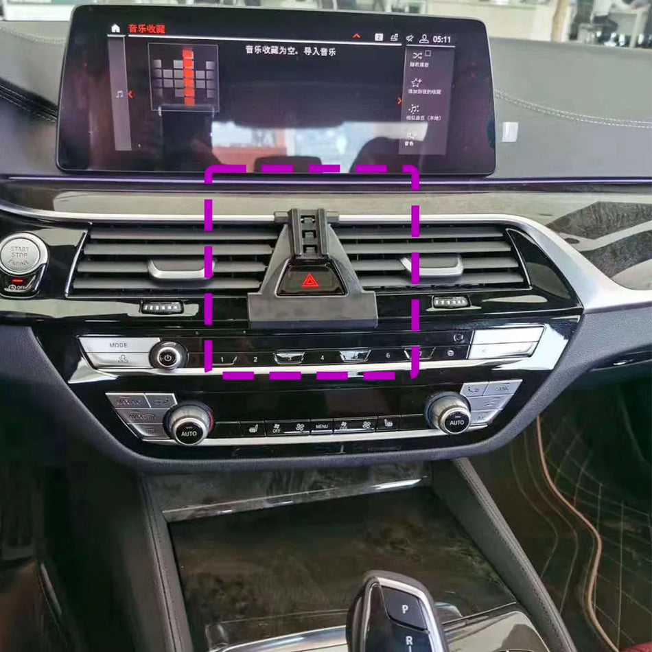 BMW 5 Series G30 Trådlös Biltelefonhållare Basfäste