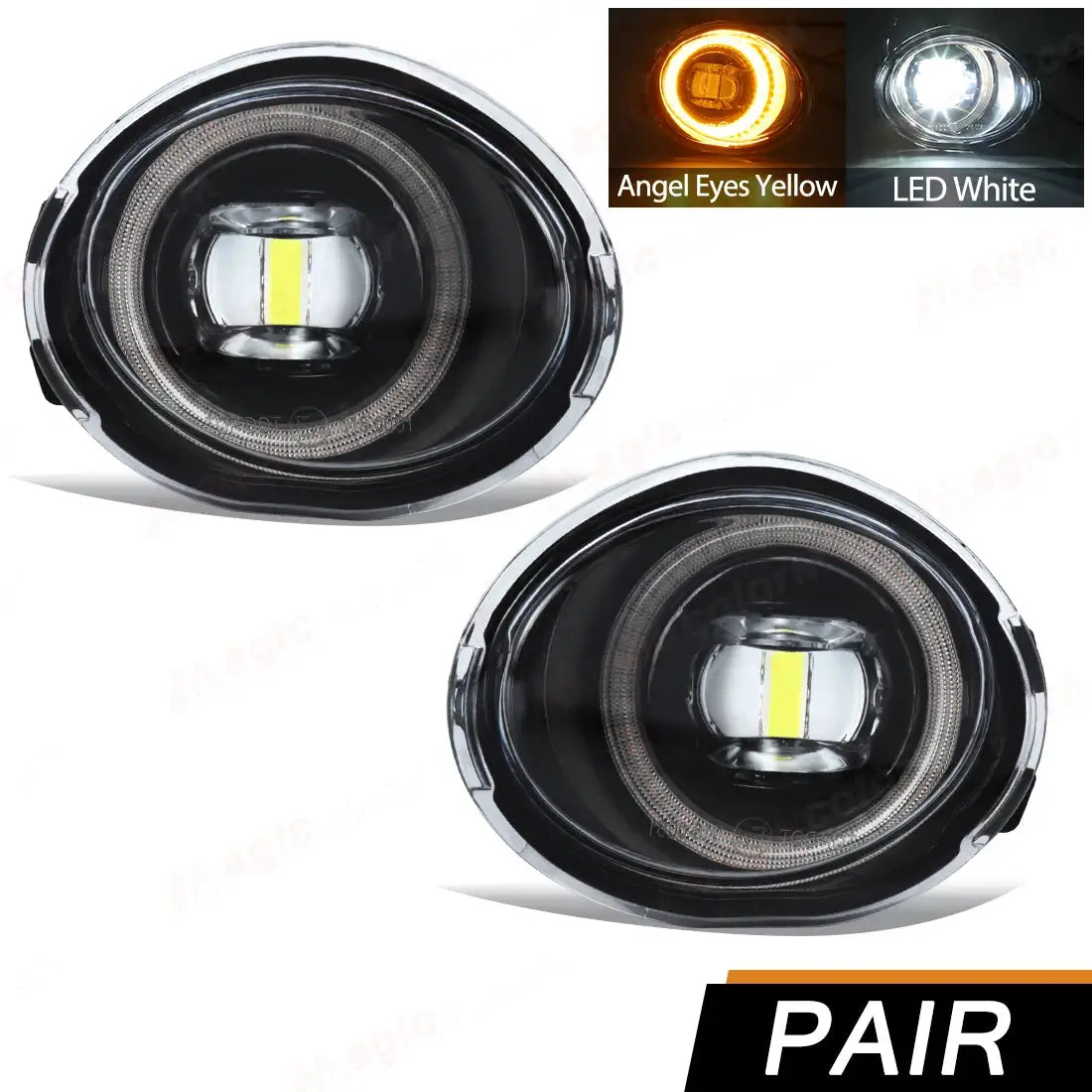 For BMW E39 M5 2001 2002 2003 E46 3 Series M3 2002 2003 2004 2005 2006 Fog Lights Headlight Front Driving Lamp Halogen LED Bulbs by InterCyprus Trading Ltd