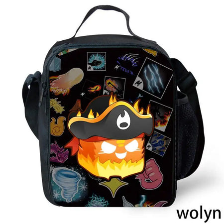 Wolyn Customisable Anime Fruit Lunch Bag &amp; Backpack for Kids Color007 / CHINA