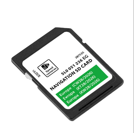 SD Card 32GB 5L0051236EG &ndash; Europa Maps 2026 Update Europe