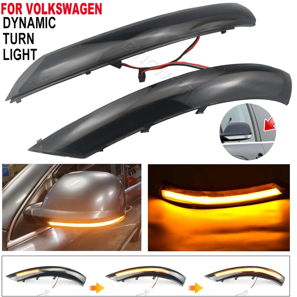 Turn Signal Light LED Indicator Mirror Lamp for Volkswagen Touareg MK1 7L