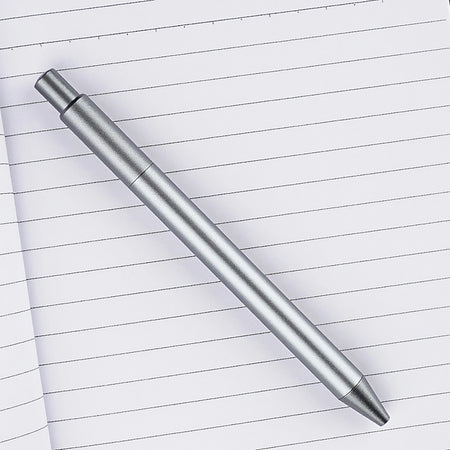 Super Fine CNC Aluminum Ballpoint Pen &ndash; Self Defense Tool Gray / CHINA