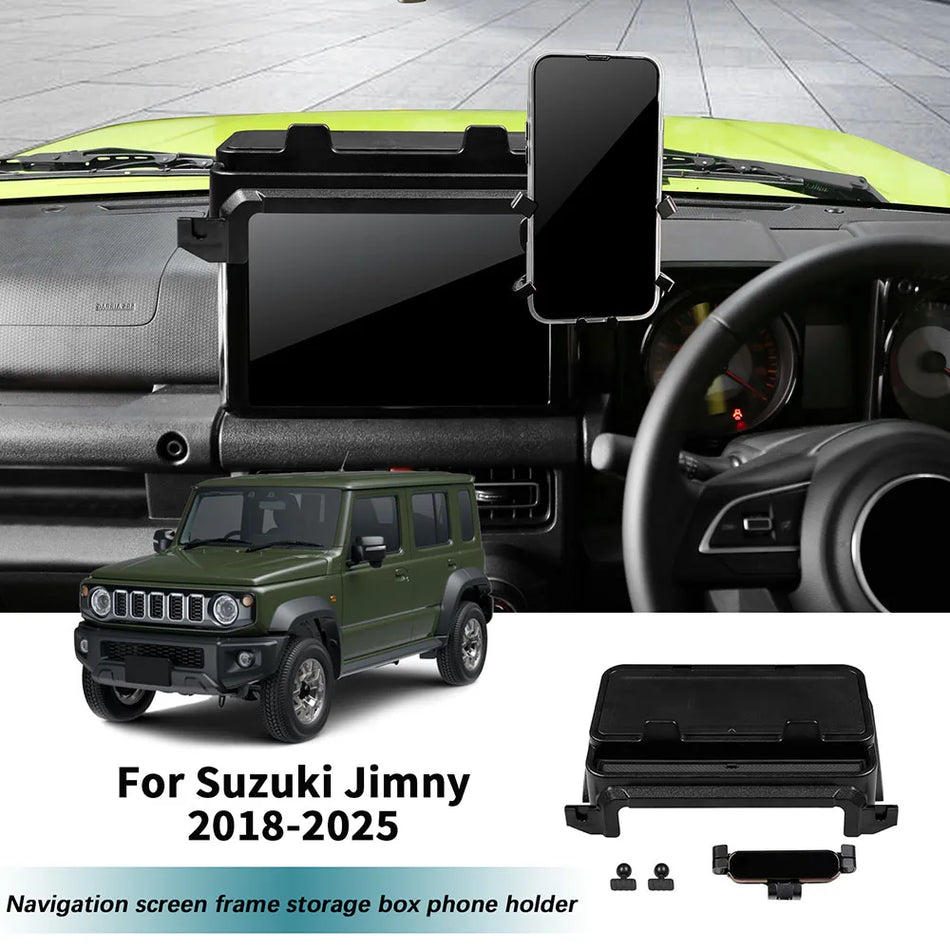 ABS pretinac za odlaganje na armaturnoj ploči s podesivom policom za Suzuki Jimny