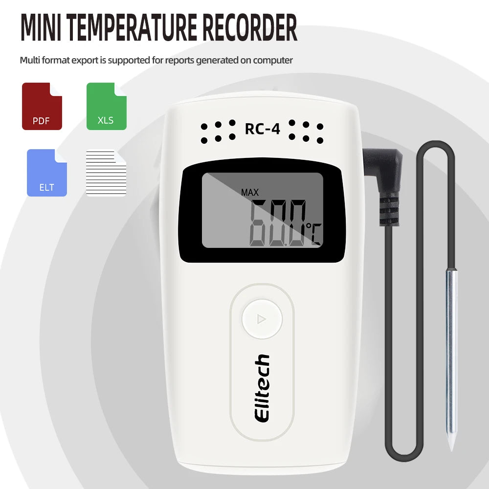 RC-4 Mini Temperature Data Logger &ndash; 16000 Points Capacity RC-4