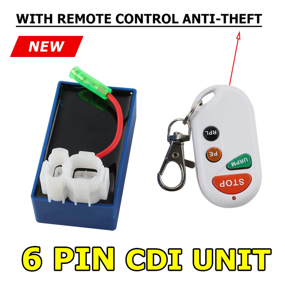 S2R 6Pin Motorfiets CDI Box Voor NX350 Kansas LASER XLR XL 125 CG125 CRF 150 230 Met Afstandsbediening Anti-diefstal