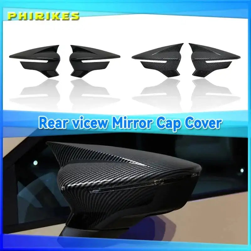 Seat Leon Mk3 5F Piano Black Mirror Covers 2Pcs 2013-2019