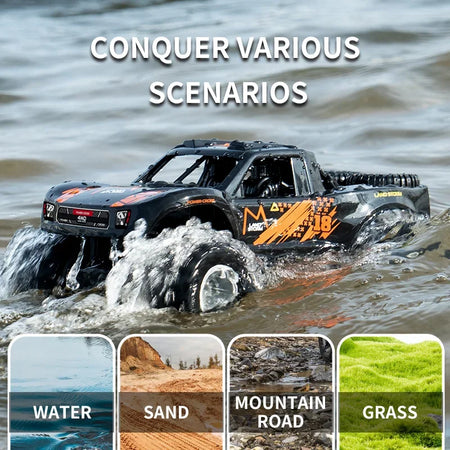 JJRC Waterproof Amphibious 4WD RC Car &ndash; All Terrain Fun