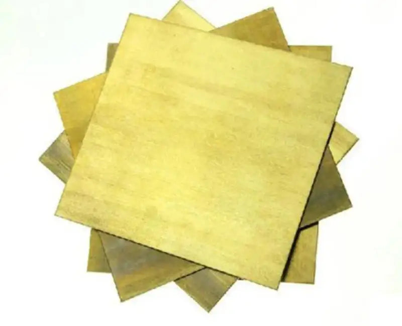 Brass Sheet Plate 0.1 To 8 Mm For CNC Frame DIY Mould