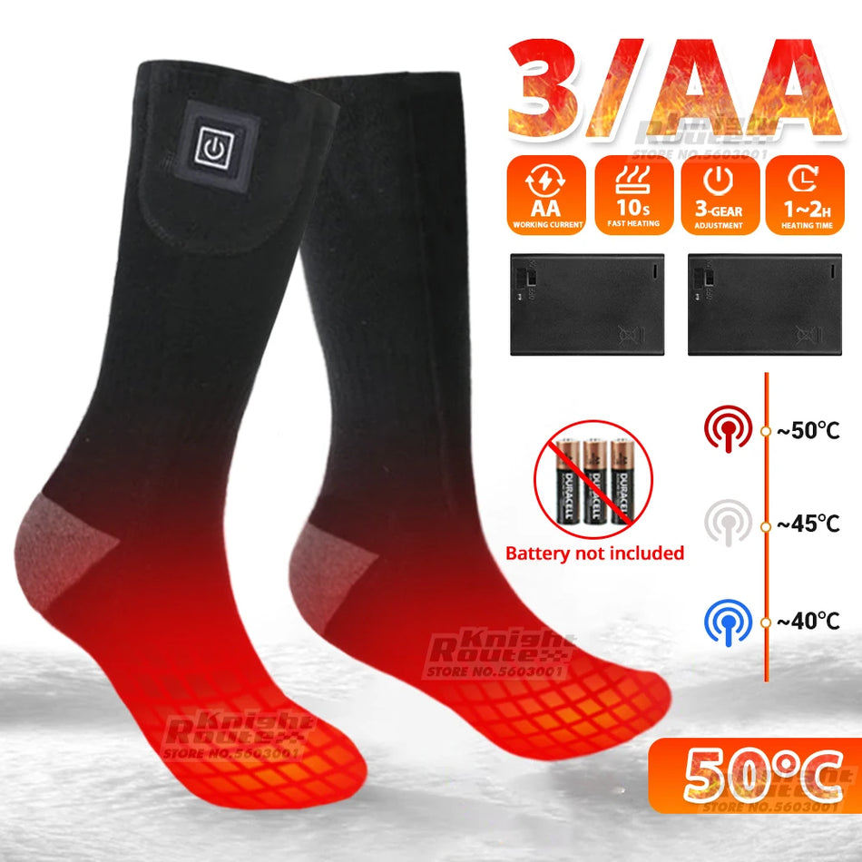 Vinter Värmestrumpor Män Kvinnor Fotvärmare Cykling Skidåkning