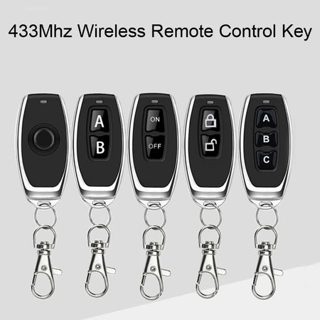 Universal 433MHz Remote Control Key Fob for Gate and Garage Door Cloning