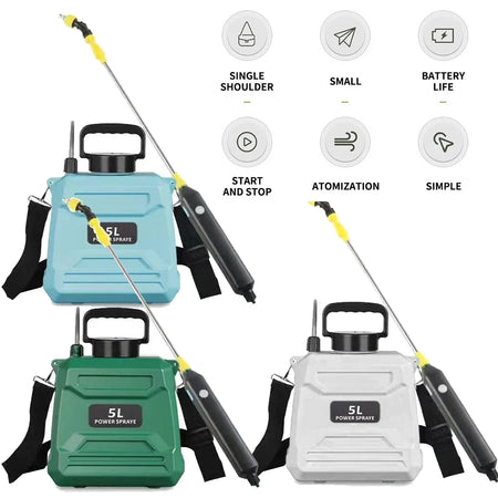 New 5L Backpack Sprayer - Easy Start With One Button