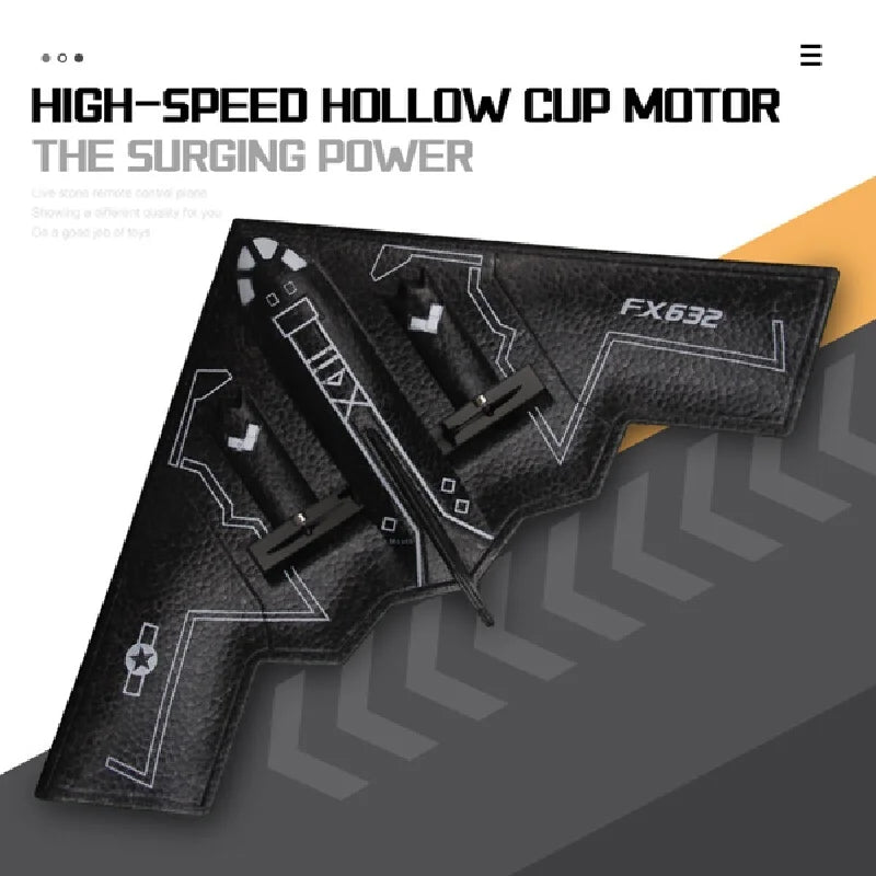 DUTRIEUX FX632 B-2 Remote Controlled Triangle Wing Glider