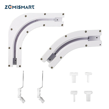 Zemismart Corner Curtain &amp; Blind ARC Track for ZM79 Motor