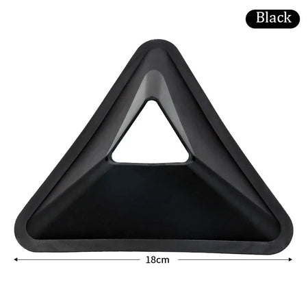 10PCS Triangular Football Training Cones - Agility Markers for Soccer Practice Black 10PCS
