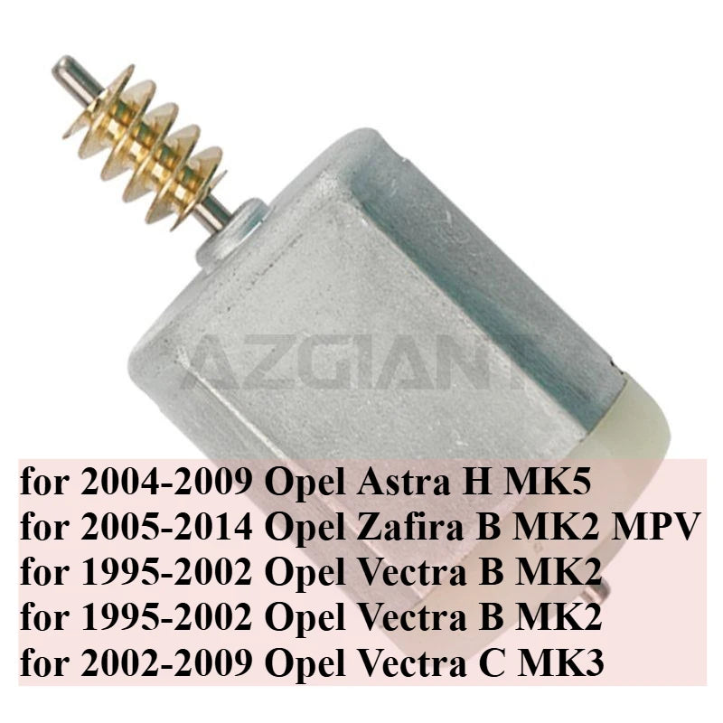 Door Lock Motors 12V Metal Actuators for Opel Astra H, Zafira B, Vectra B, Vectra C