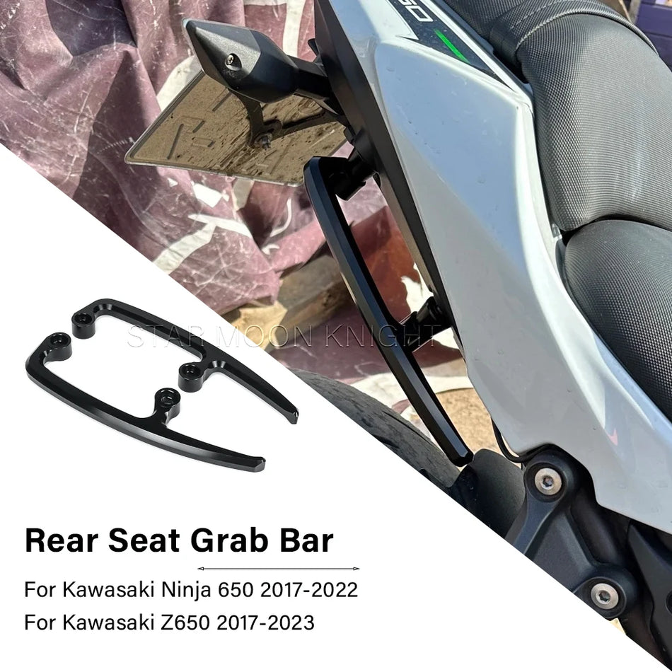 Kawasaki Ninja 650 Z650 Aluminum Grab Bar for Rear Passenger