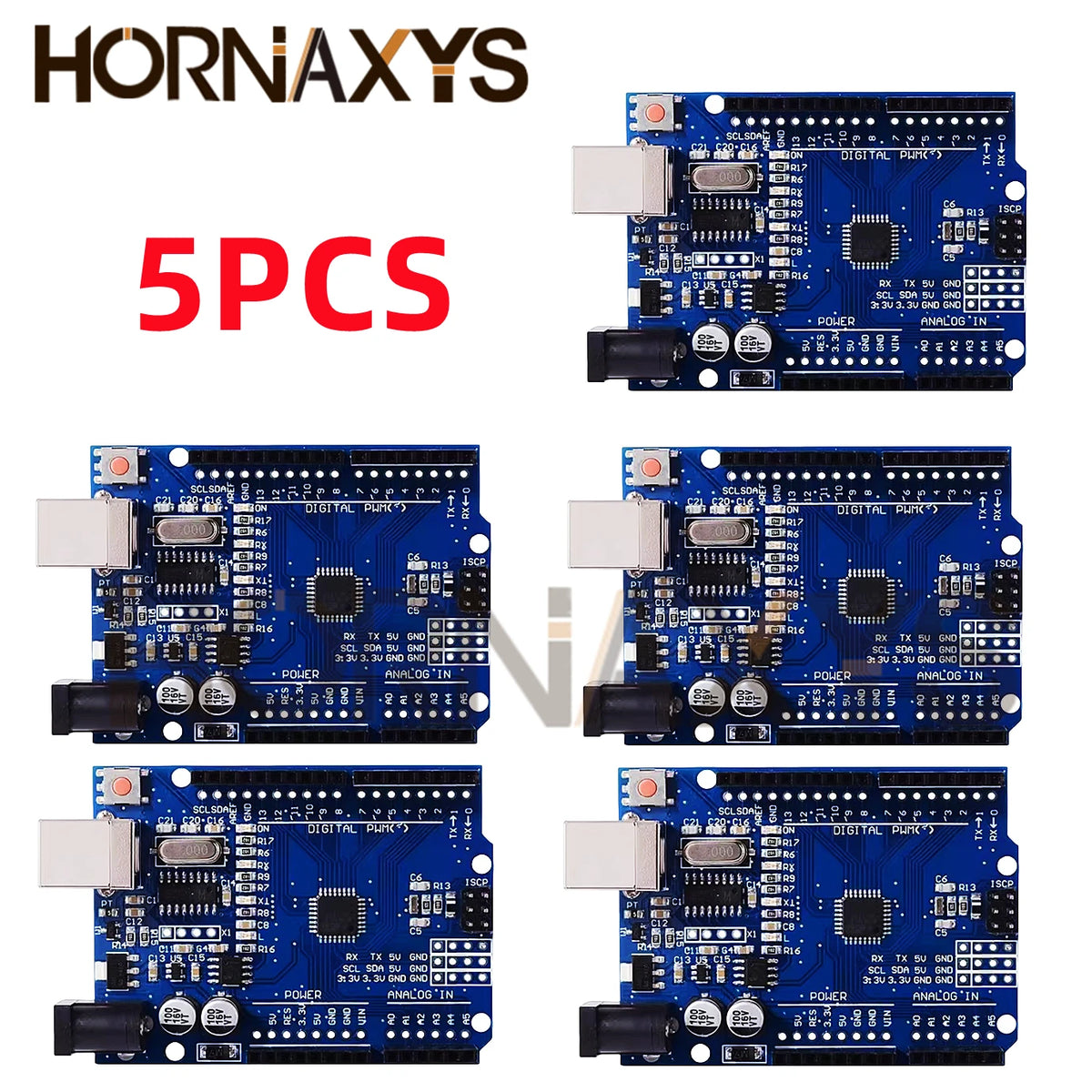 UNO R3 CH340G Development Board &ndash; Reliable 16MHz Clock Speed with Type-C Interface UNO R3 5PCS